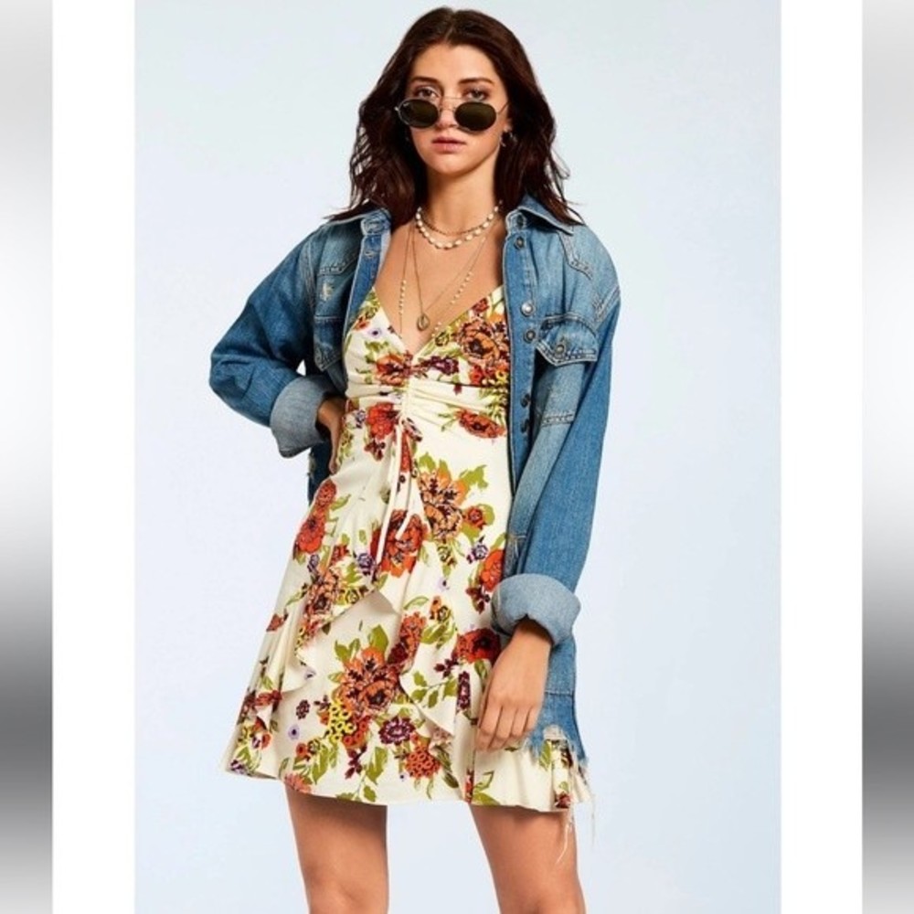 Free People Happy Hearts Floral Dress